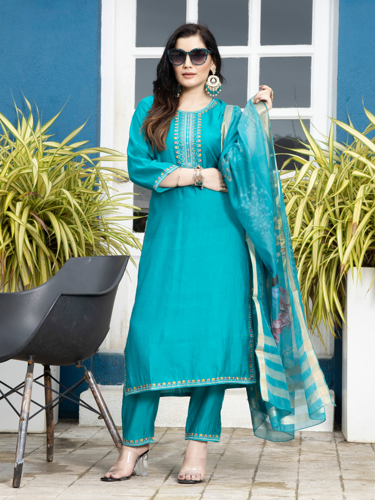 Laxis Roman Silk Salwar Suit