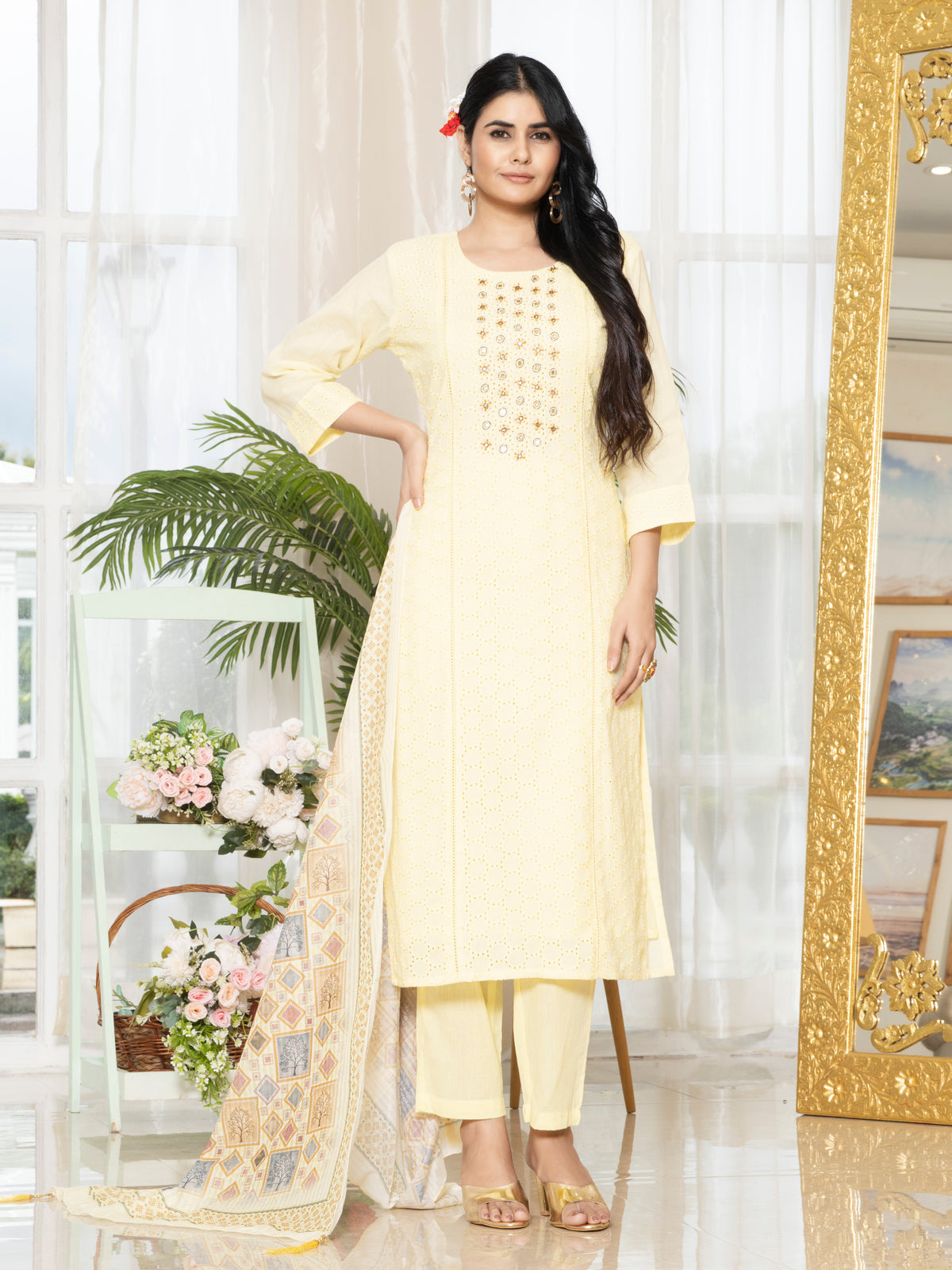 Laxis Cotton Shifli Salwar Suit