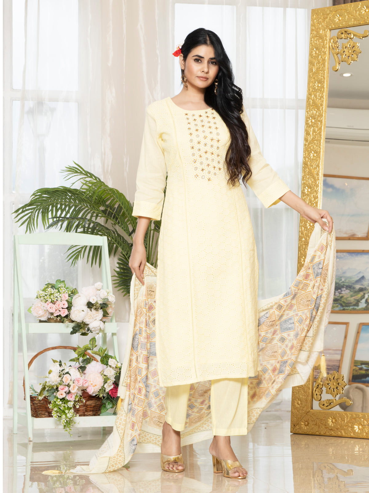 Laxis Cotton Shifli Salwar Suit