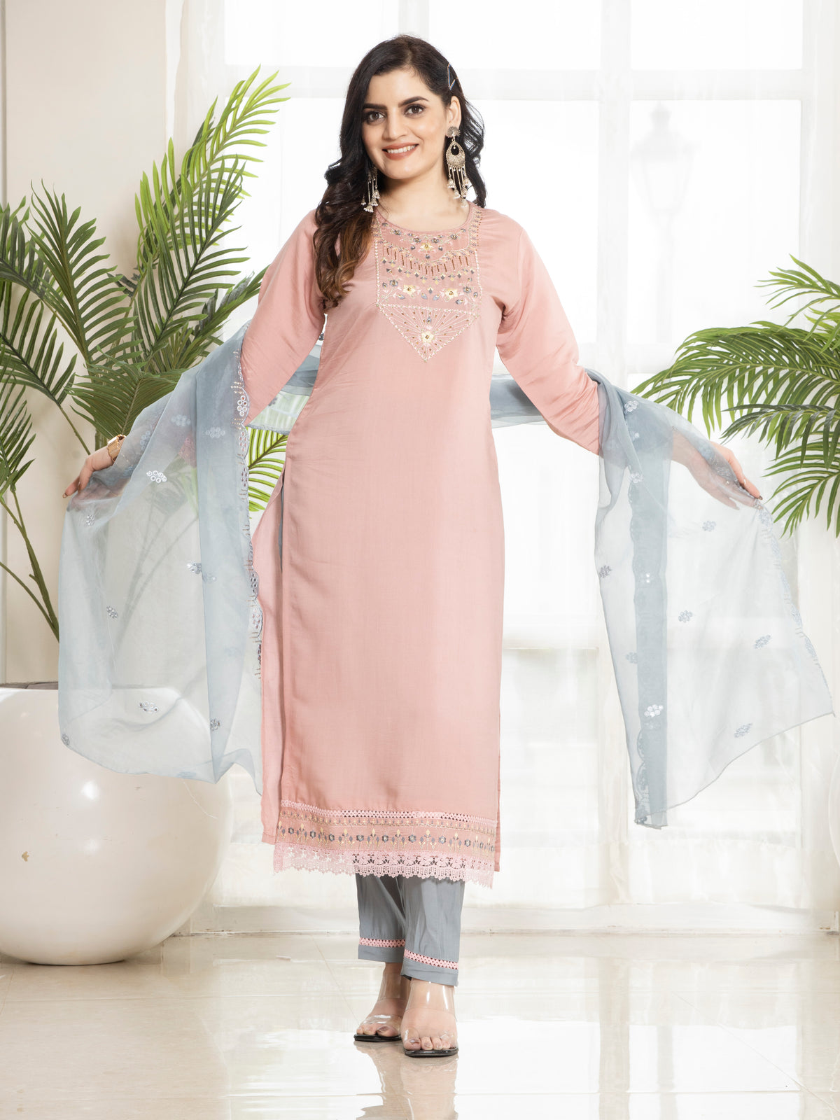 Laxis Women Fashionable Salwar Suit