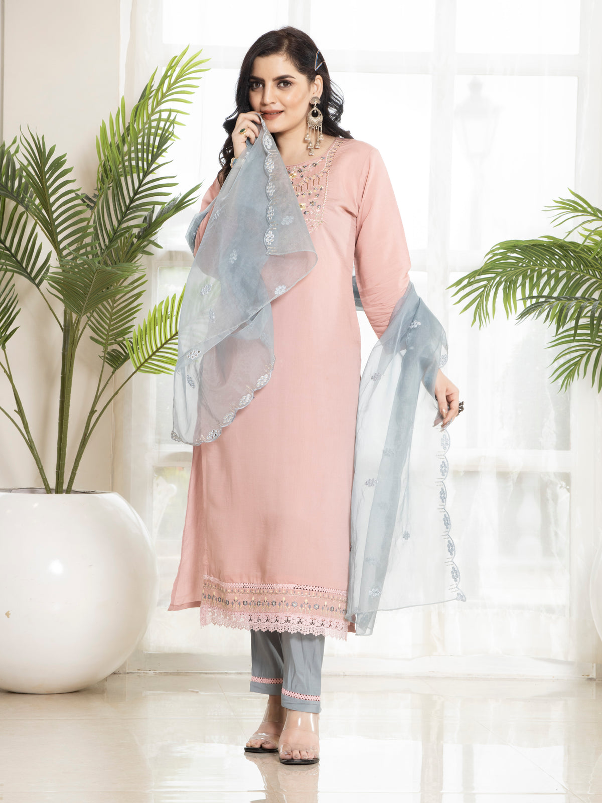 Laxis Women Fashionable Salwar Suit